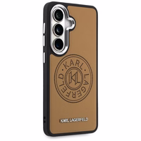 Karl Lagerfeld maciņš Perforated KL MagSafe Samsung Galaxy S26 Plus brūns
