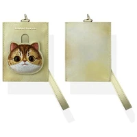 Nimmy Big Eyed Pet 2.0 Kaķa Maks kartes turētājs - beige