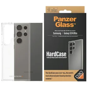 PanzerGlass HardCase ar D3O® Bio un militārās klases sertifikāciju Samsung Galaxy S24 Ultra - caurspīdīgs