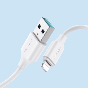 Joyroom Long-Lasting Series A9 USB-A / Lightning 2.4A kabelis 1m - balts