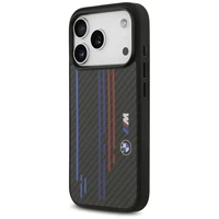 Viedtālruņa apvalks BMW M Kevlar Lines & Logo MagSafe Case for iPhone 17 Pro - melns