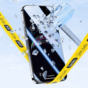 Benks Tempered glass Air Shield HD (T068) for Iphone 17 Air black - 10 pieces