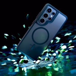 3mk Satin Armor MagCase for Samsung Galaxy S26 Ultra - caurspīdīgs melns