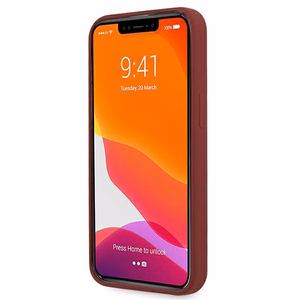 Mercedes Silikona Līnija Apvalks iPhone 13 mini - Sarkans