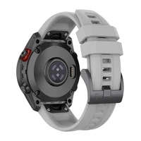 Silikona siksniņa GARMIN FENIX 3 / 3HR / 5X / 6X / 6X Pro / 7X / 7X Pro pelēka (12)