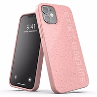 SuperDry Snap iPhone 12 mini Kompostējams maciņš rozā 42620