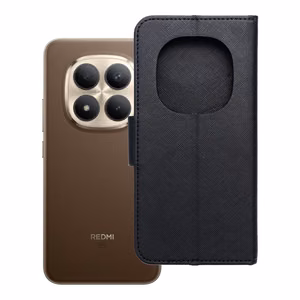 Fancy Book atvēramais maciņš Xiaomi Redmi Note 15 Pro Plus 5G melns