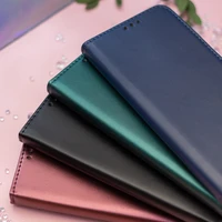 Gudrais magnētiskais viedtālruņa apvalks Samsung Galaxy A06 4G tumši zaļš