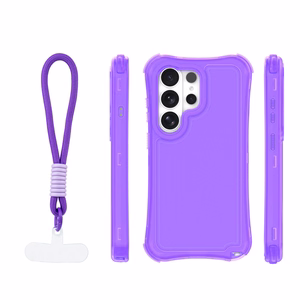 Safepop maciņš ar siksniņu priekš Samsung Galaxy S26 Ultra violets