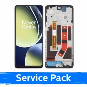 LCD Display Compatible With OnePlus Nord CE 3 Lite Black with Frame (Service Pack)
