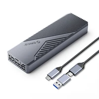 Orico CNM2-G20 M.2 NVME USB-C 3.2 20Gb/s disku ierīce - pelēka