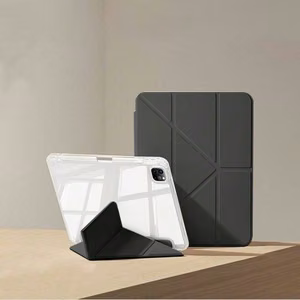 MACHINO TAB maciņš iPad Pro2/3/4 11" 2020/2021/2022 un iPad Air 4/5 10.9" un iPad Air 11" (2024) melns