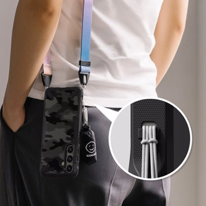 Ringke Fusion X viedtālruņa apvalks Samsung Galaxy S25+ - melns kamuflāža