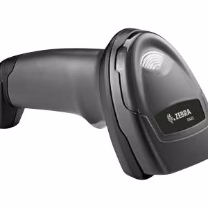Zebra DS2208 – vadu svītrkodu skenera komplekts, melns, USB kabelis un statīvs (DS2208-SR7U2100SGW)