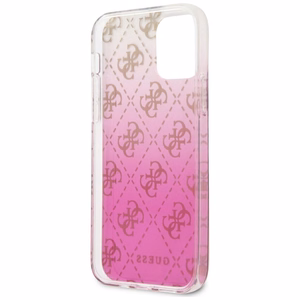 Guess GUHCP12SPCU4GGPI iPhone 12 mini 5.4" розовый/розовый жёсткий чехол 4G Gradient