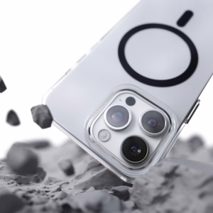 Etteri Krāsains Magnētiskais viedtālruņa apvalks iPhone 15 Pro 6,1" melns