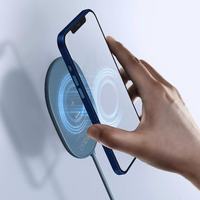 Baseus indukcijas lādētājs LIGHT magnētisks Iphone 12 ar Type C kabeli (WXQJ-03) zils