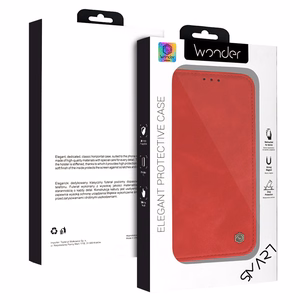 Wonder viedais viedtālruņa apvalks Xiaomi Redmi Note 13 4G sarkans