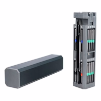 Servisa skrūvgriežu komplekts, 30 vienā ar alumīnija uzgaļiem