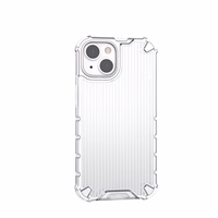 Ombre Protect viedtālruņa apvalks iPhone 14 rozā un zila bruņots apvalks