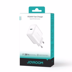 Joyroom JR-TCF24 USB-C PD 30W QC SFC network charger - white