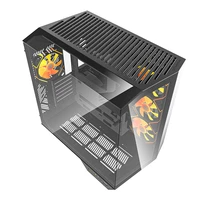 Darkflash DY470 datora korpuss (melns) + 4 ventilatori + GPU kronšteins