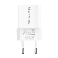 Wozinsky WWCEAC GaN USB-A USB-C 33W sienas lādētājs - balts