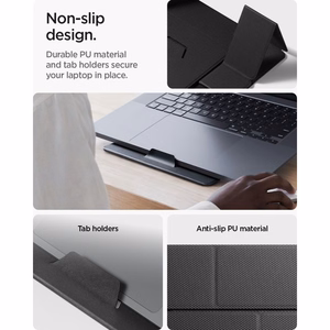 Spigen SlimFold LD201-S8 klēpjdatora statīvs, pelēks