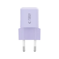 Tech-Protect NCM25 USB-C PD 25W sienas lādētājs - violets