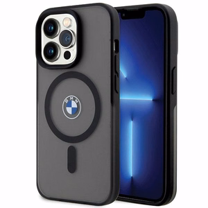 BMW Signature MagSafe macins priekš iPhone 14 Pro Max - Melns