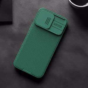 Nillkin CamShield Pro magnētiskais viedtālruņa apvalks iPhone 15 Plus ar kameras aizsardzību - melns
