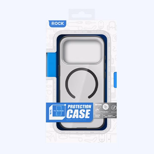 Rock Crystal Armor Series магнитный чехол для Iphone 17 Pro Max чёрный