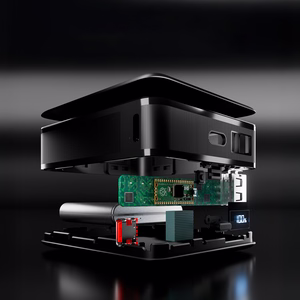 Внешний аккумулятор SBS HD 30 Вт 10000 мАч USB-C с ЖК-дисплеем — чёрный
