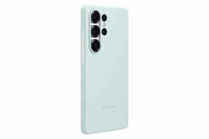 Samsung Silicone Case vāciņš Samsung Galaxy S25 Ultra telefonam, piparmētru krāsā