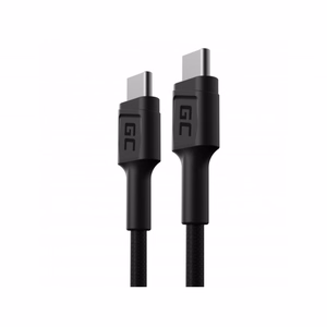 Green Cell KABGC31 USB kabelis USB 2.0 0.3 m USB C melns