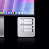 Orico 8848U4 DAS sērijas 4 bay M.2 NVMe SSD disku masīvs - balts