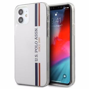 US Polo USHCP12SPCUSSWH iPhone 12 mini 5,4" balta Tricolor kolekcija