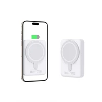 Tech-Protect LifeMag PB11 portatīvais lādētājs ar MagSafe 10000mAh 15W USB-C portu - balta + USB-C kabelis