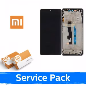 LCD displejs saderīgs ar Xiaomi Redmi Note 13 4G ar rāmi / Ocean Sunset / (Service Pack)