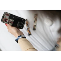 FORCELL F-DESIGN FX5 pulksteņa siksna XIAOMI Mi Band 8 - tumši zila