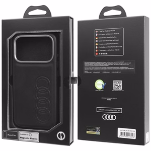 Audi TT Synthetic Leather MagSafe чехол iPhone 17 Pro - черный