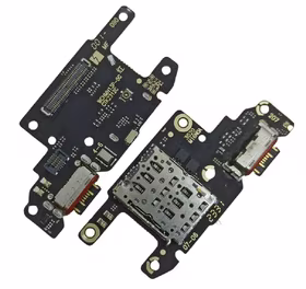 Flex Xiaomi Redmi Note 13 Pro 5G/Poco X6 5G ar charging connector un microphone, SIM card contact original (service pack)