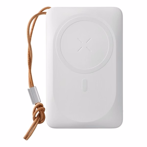 VEGER portatīvais lādētājs 10000 mAh ar bezvadu uzlādi, savietojams ar MagSafe PD QC3.0 2A 20W MagOn (VP1151 / W1151) balta