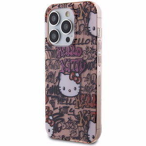 Hello Kitty IML grafiti viedtālruņa apvalks iPhone 14 Pro - rozā