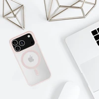 Acrylic Color Magsafe maciņš iPhone 17 Pro Max gaiši rozā