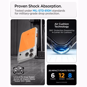 Spigen Ultra Hybrid MagSafe maciņš iPhone 18 Pro Max / 17 Pro Max, oranžs