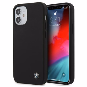 BMW Silicone Signature чехол для iPhone 12 mini - чёрный