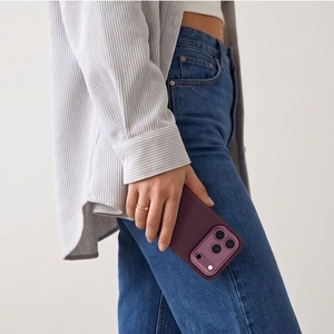 Tech-Protect Uniq MagSafe CC maciņš iPhone 18 Pro / 17 Pro, bordo