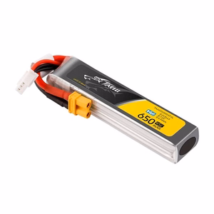 Lipo Tattu 2s 650 mAh 95C 7,6 V HV akumulators ar XT30 savienojumu, garā versija