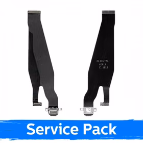 Charging Port Saderīgs ar Huawei P20 Pro Ar Flex / Plata 100% Original (Service Pack)